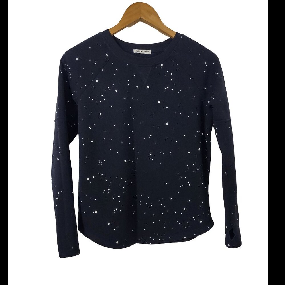 Theo & Spence Paint Splatter Sweatshirt S